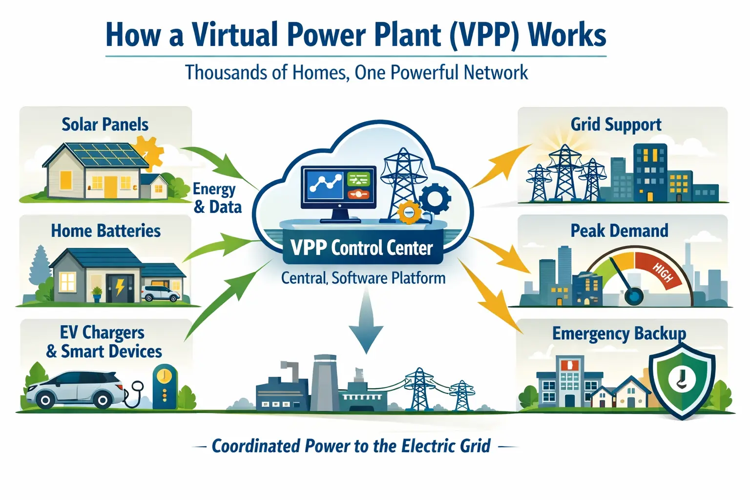 how a virtual power plant works